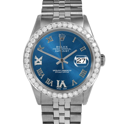 Rolex Datejust 36mm | 1601-SS-BLU-RDR69-25CT-JBL