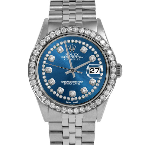 Rolex Datejust 36mm | 1601-SS-BLU-STRD-25CT-JBL