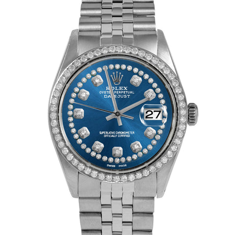 Rolex Datejust 36mm | 1601-SS-BLU-STRD-BDS-JBL