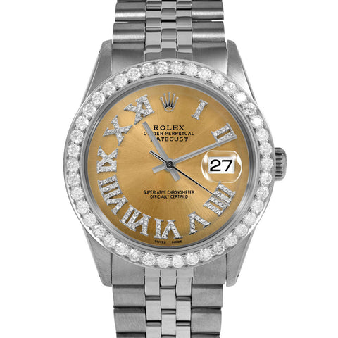 Rolex Datejust 36mm | 1601-SS-CHM-FDR-25CT-JBL