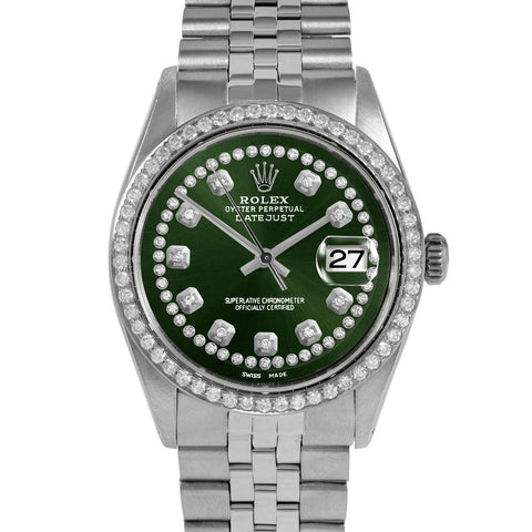 Rolex Datejust 36mm | 1601-SS-GRN-STRD-BDS-JBL