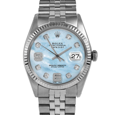 Rolex Datejust 36mm | 1601-SS-LBMOP-8DA69-FLT-JBL