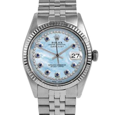 Rolex Datejust 36mm | 1601-SS-LBMOP-STRS-FLT-JBL