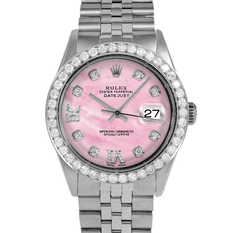 Rolex Datejust 36mm | 1601-SS-PMOP-8DR69-25CT-JBL