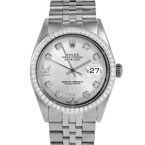 Rolex Datejust 36mm | 1601-SS-SLV-8DR69-BDS-JBL