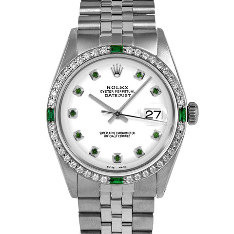 Rolex Datejust 36mm | 1601-SS-WHT-EMD-AM-4EMD-JBL