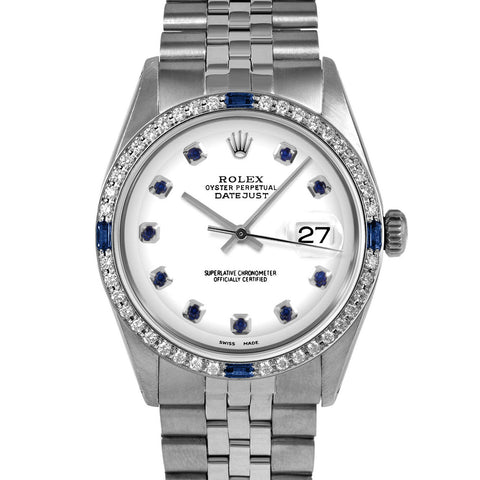 Rolex Datejust 36mm | 1601-SS-WHT-SPH-AM-4SPH-JBL