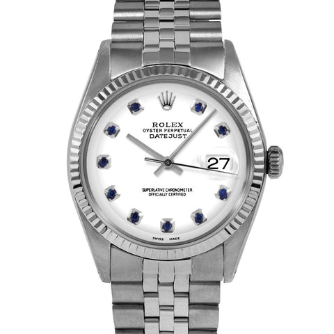 Rolex Datejust 36mm | 1601-SS-WHT-SPH-AM-FLT-JBL