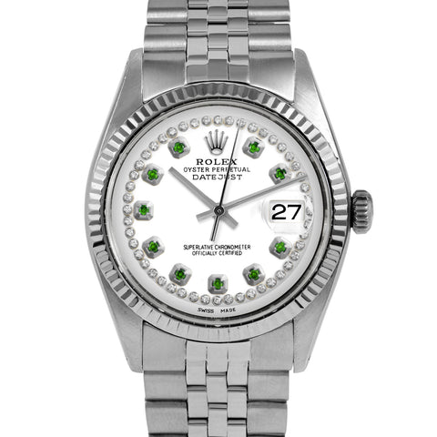 Rolex Datejust 36mm | 1601-SS-WHT-STRE-FLT-JBL