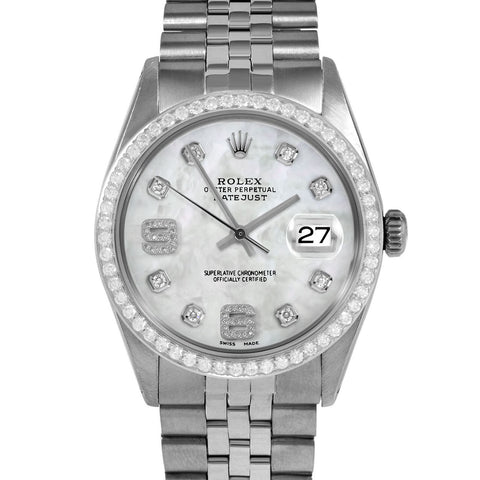 Rolex Datejust 36mm | 1601-SS-WMOP-8DA69-BDS-JBL