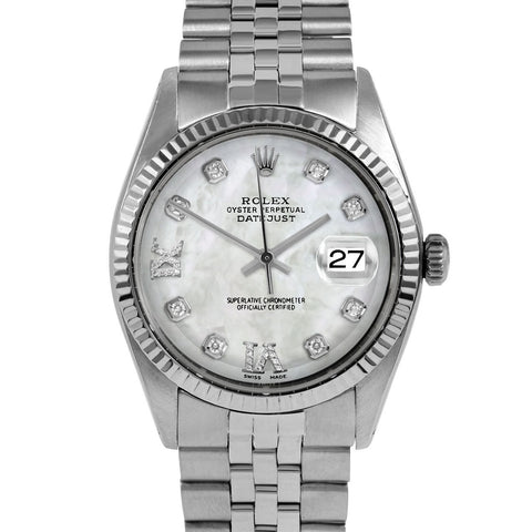 Rolex Datejust 36mm | 1601-SS-WMOP-8DR69-FLT-JBL