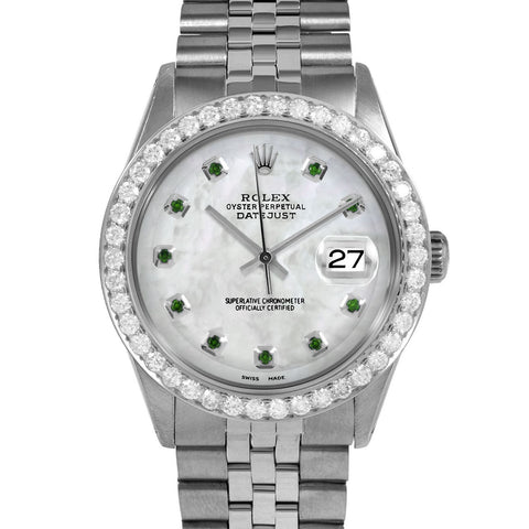 Rolex Datejust 36mm | 1601-SS-WMOP-EMD-AM-25CT-JBL