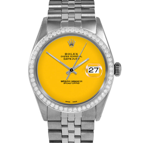 Rolex Datejust 36mm | 1601-SS-YLW-NOHM-BDS-JBL