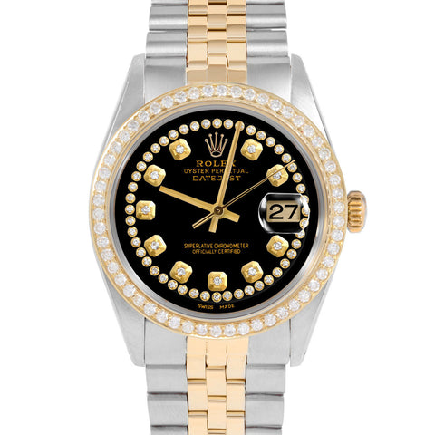 Rolex Datejust 36mm | 1601-TT-BLK-STRD-BDS-JBL