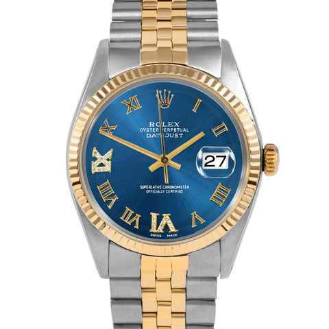 Rolex Datejust 36mm | 1601-TT-BLU-RDR69-FLT-JBL