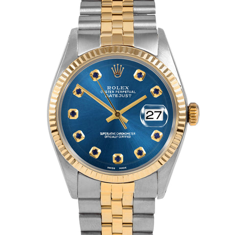 Rolex Datejust 36mm | 1601-TT-BLU-SPH-AM-FLT-JBL