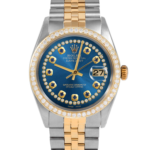 Rolex Datejust 36mm | 1601-TT-BLU-STRS-BDS-JBL