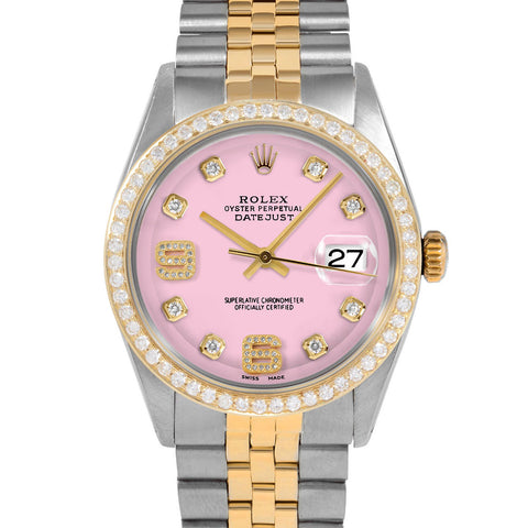 Rolex Datejust 36mm | 1601-TT-PNK-8DA69-BDS-JBL