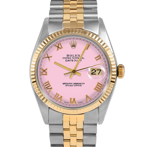 Rolex Datejust 36mm | 1601-TT-PNK-ROM-FLT-JBL