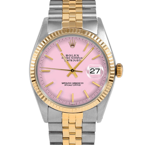 Rolex Datejust 36mm | 1601-TT-PNK-STK-FLT-JBL