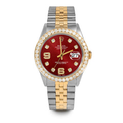 Rolex Datejust 36mm | 1601-TT-RED-8DA69-25CT-JBL