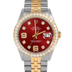 Rolex Datejust 36mm | 1601-TT-RED-8DA69-25CT-JBL