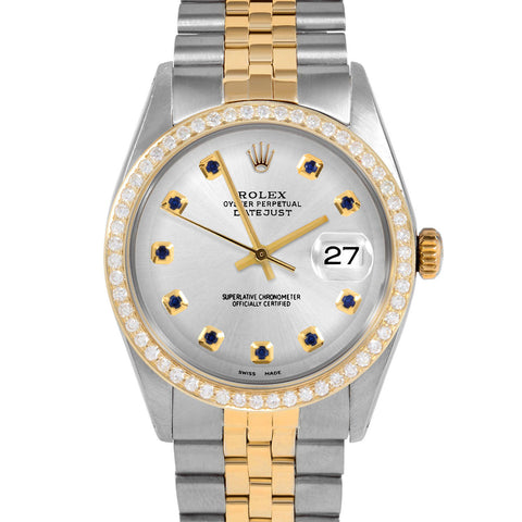 Rolex Datejust 36mm | 1601-TT-SLV-SPH-AM-BDS-JBL