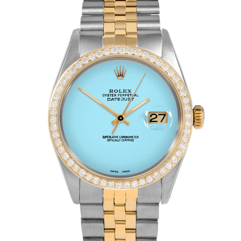 Rolex Datejust 36mm | 1601-TT-TRQ-NOHM-BDS-JBL