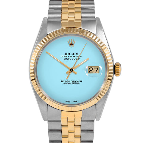 Rolex Datejust 36mm | 1601-TT-TRQ-NOHM-FLT-JBL