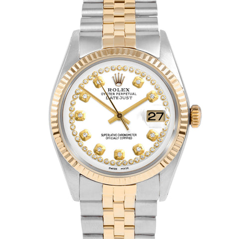 Rolex Datejust 36mm | 1601-TT-WHT-STRD-FLT-JBL