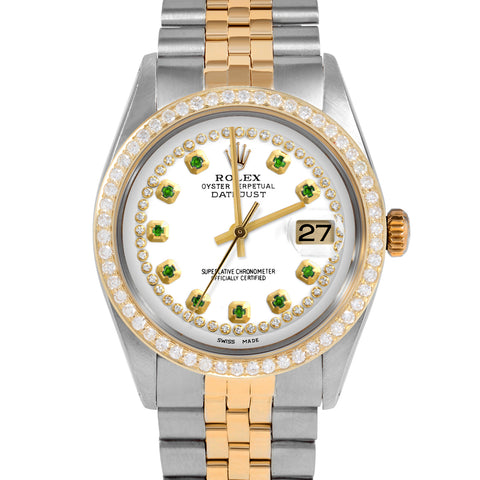 Rolex Datejust 36mm | 1601-TT-WHT-STRE-BDS-JBL