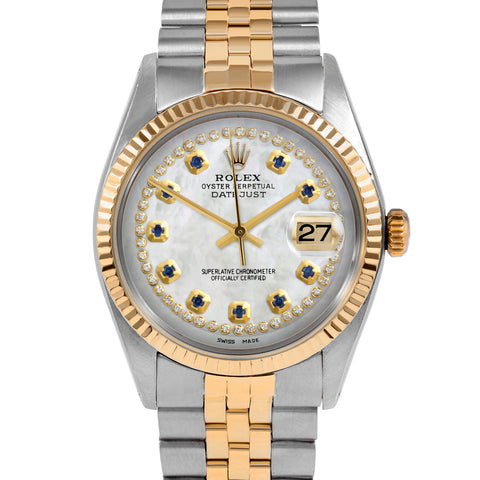 Rolex Datejust 36mm | 1601-TT-WMOP-STRS-FLT-JBL