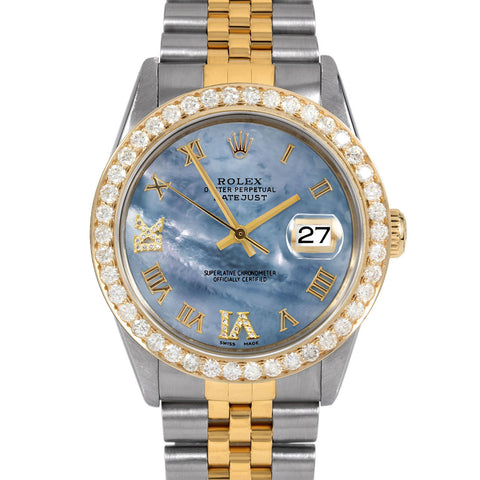 Rolex Datejust 36mm | 16013-BLMOP-RDR69-25CT-JBL