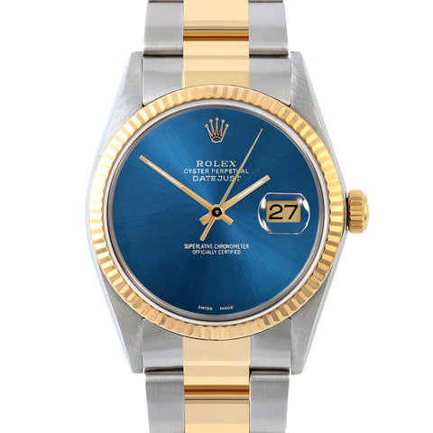 Rolex Datejust 36mm | 16013-BLU-NOHM-FLT-OYS