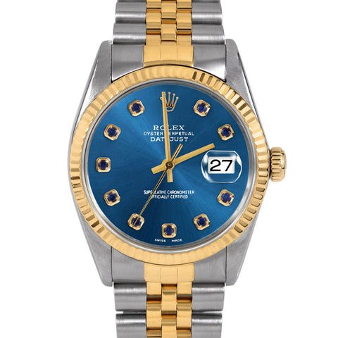 Rolex Datejust 36mm | 16013-BLU-SPH-AM-FLT-JBL