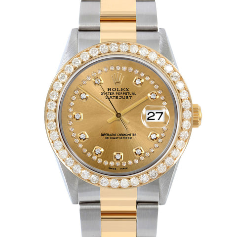 Rolex Datejust 36mm | 16013-CHM-STRD-25CT-OYS