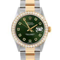 Rolex Datejust 36mm | 16013-GRN-EMD-AM-25CT-OYS