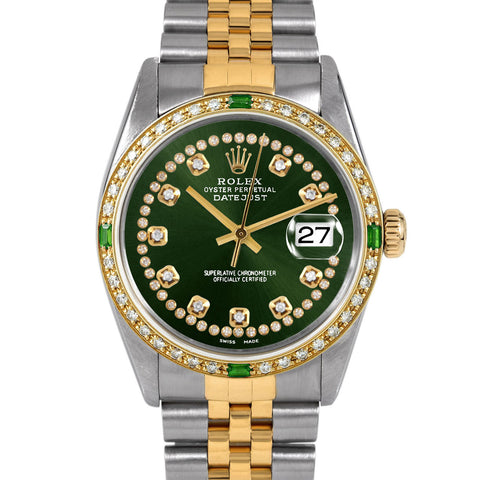 Rolex Datejust 36mm | 16013-GRN-STRD-4EMD-JBL