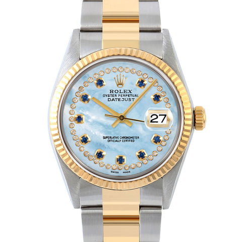 Rolex Datejust 36mm | 16013-LBMOP-STRS-FLT-OYS