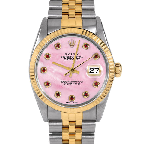 Rolex Datejust 36mm | 16013-PMOP-RBY-AM-FLT-JBL