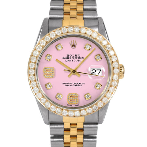 Rolex Datejust 36mm | 16013-PNK-8DA69-25CT-JBL