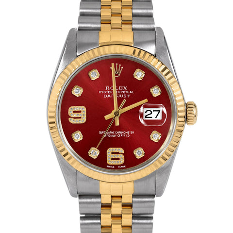 Rolex Datejust 36mm | 16013-RED-8DA69-FLT-JBL