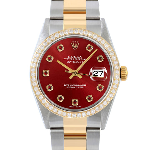 Rolex Datejust 36mm | 16013-RED-RBY-AM-BDS-OYS