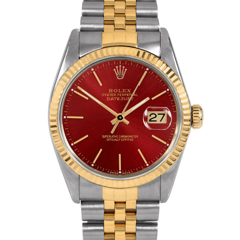 Rolex Datejust 36mm | 16013-RED-STK-FLT-JBL
