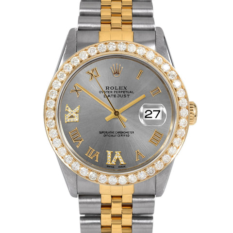 Rolex Datejust 36mm | 16013-SLT-RDR69-25CT-JBL