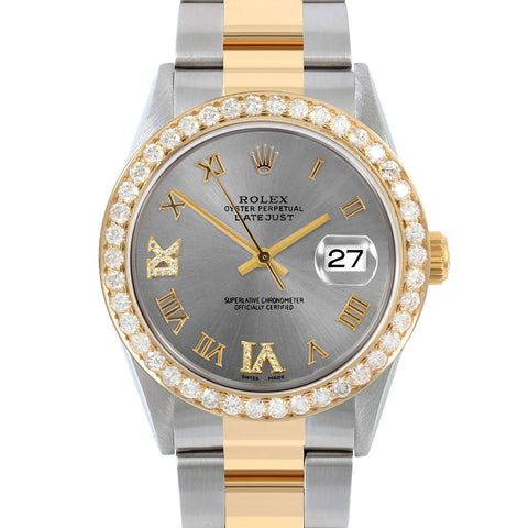 Rolex Datejust 36mm | 16013-SLT-RDR69-25CT-OYS