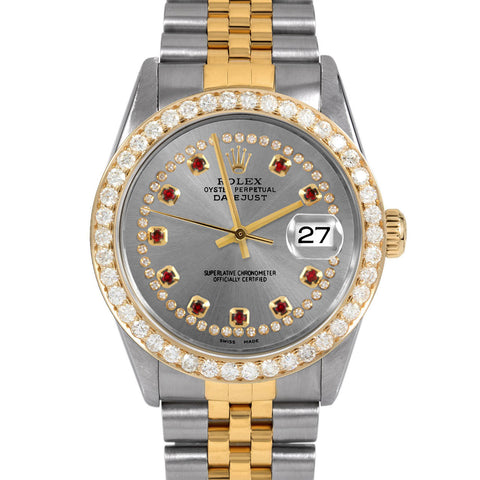 Rolex Datejust 36mm | 16013-SLT-STRR-25CT-JBL