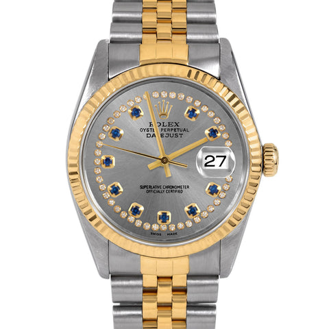 Rolex Datejust 36mm | 16013-SLT-STRS-FLT-JBL