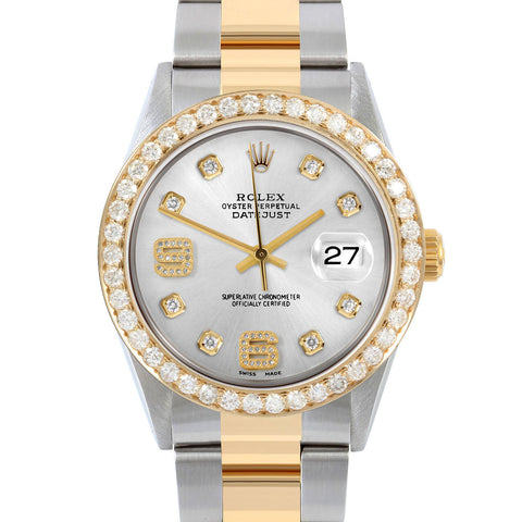 Rolex Datejust 36mm | 16013-SLV-8DA69-25CT-OYS