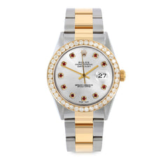 Rolex Datejust 36mm | 16013-SLV-RBY-AM-25CT-OYS